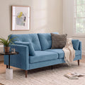 72" Loveseat Sofa Couches , Button Modern Super Soft Velvet 2-Seater Deep Seat Couch Love Seat Apartment Bedroom