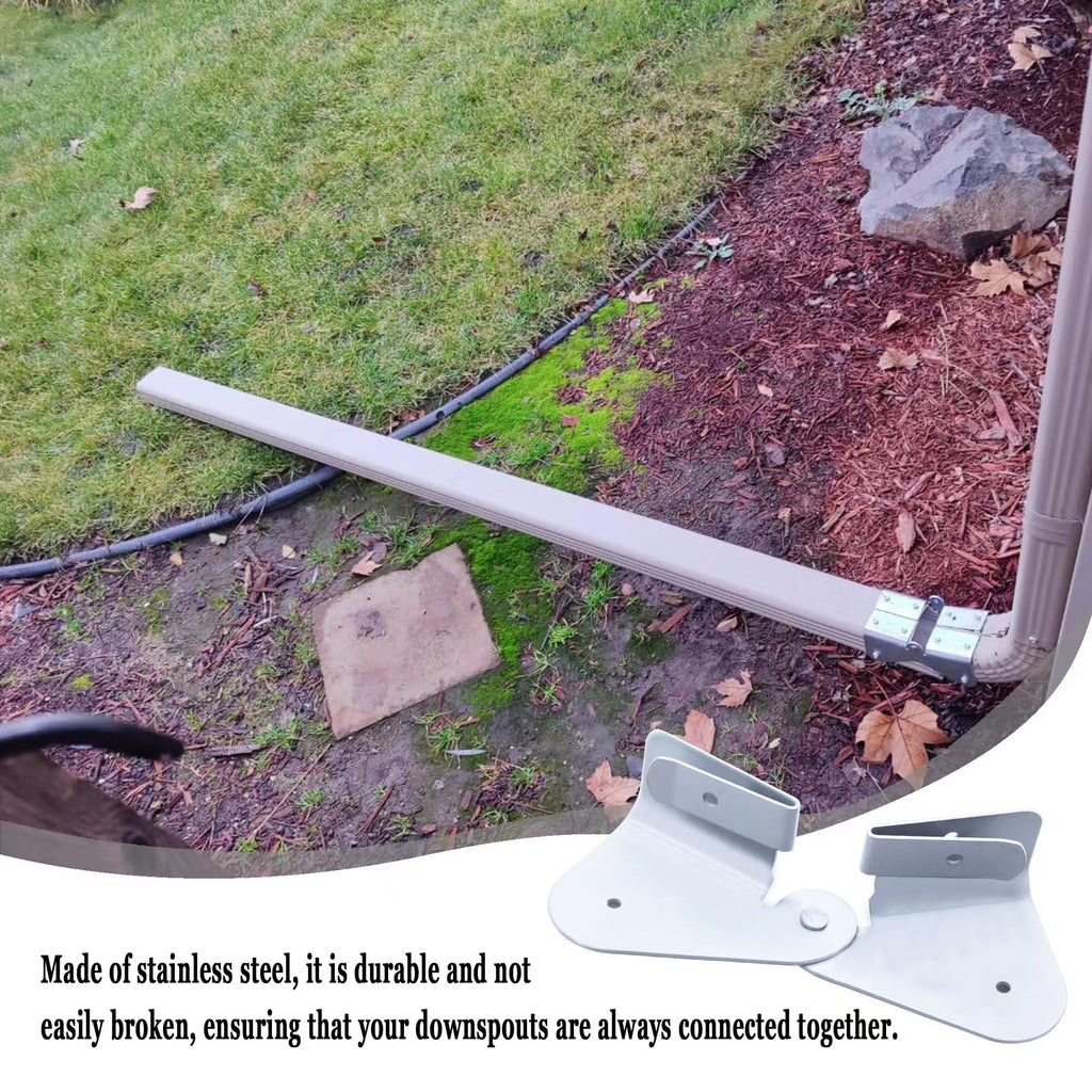 Gutter Downspout Flip-Up Hinge, Gutter Extension Hinge (8 Pack)