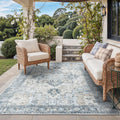 Outdoor Rug, Washable, Blue