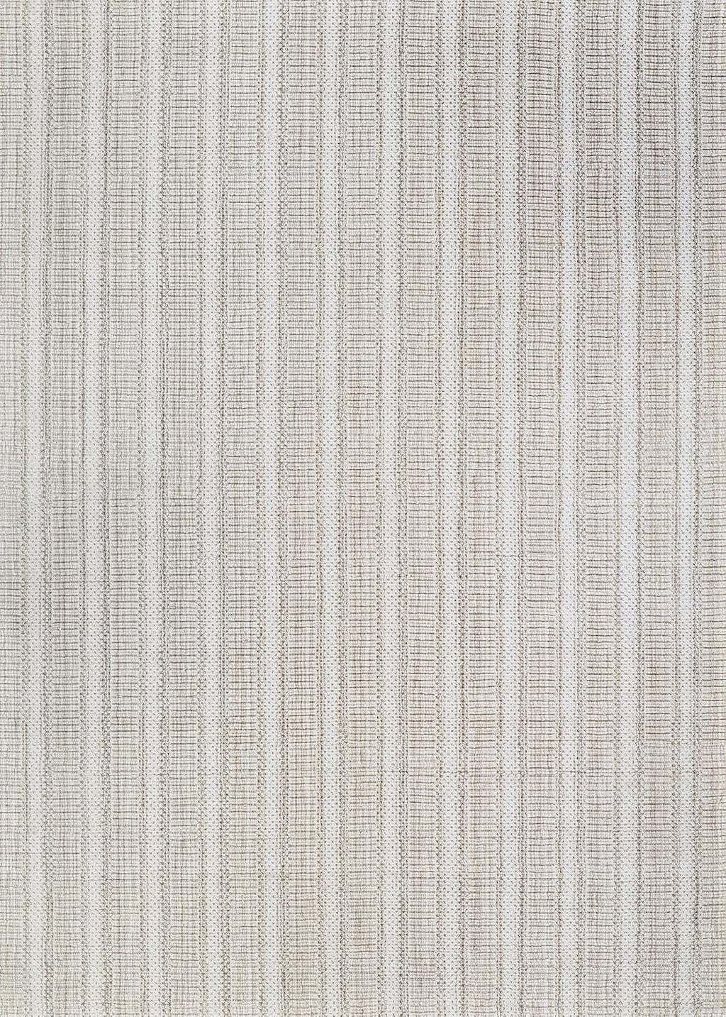 Aspen Textured Stripes Handmade Wool Area Rug, Light Beige