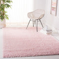 Madrid Shag Collection Area Rug - 5'3" x 7'6", Blush, Solid Design, Non-Shedding & Easy Care, 1.6-inch Thick Ideal