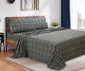 4 Piece 100% Cotton Flannel Sheets Bed Set - Warm & Extra Soft - Deep Pockets, Breathable, All Seasons