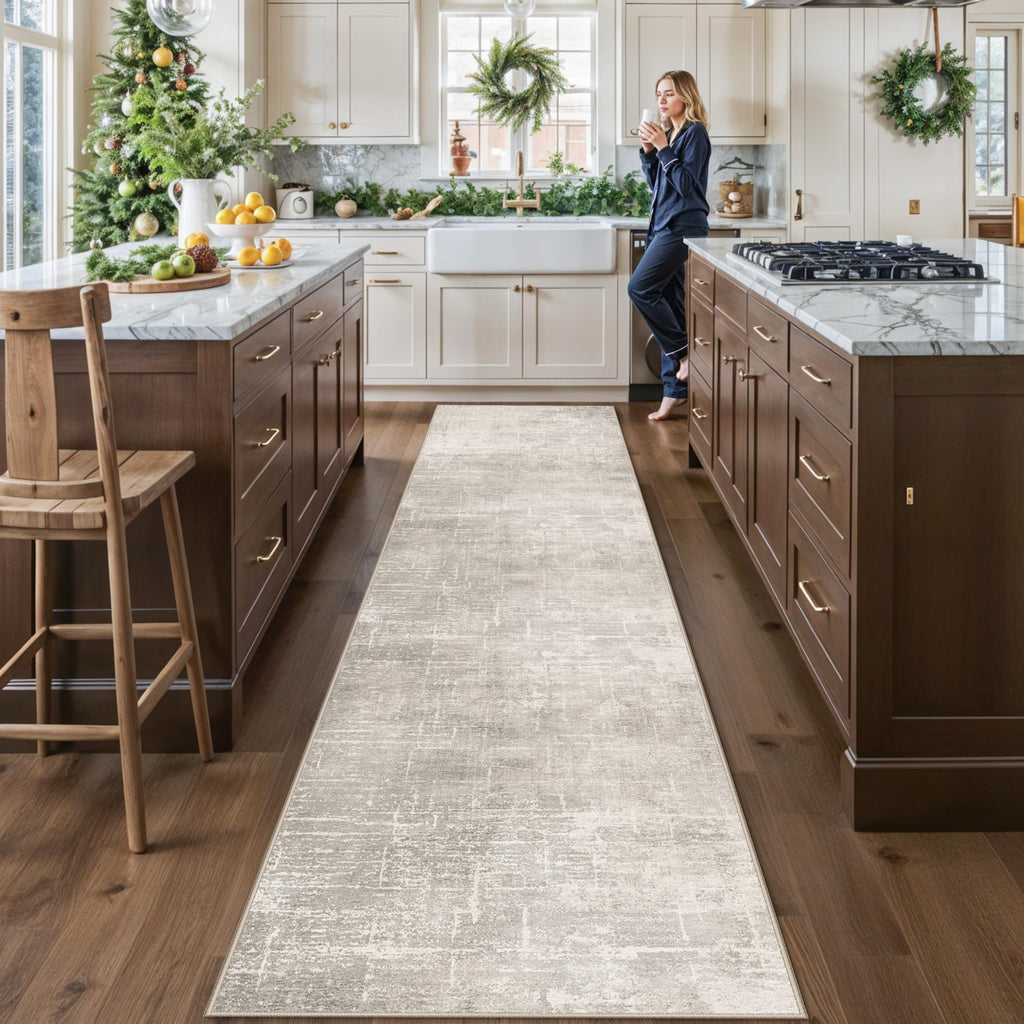 HY HAOYUNLAI 2'6x12 Runner Rugs s - Soft Kitchen Rug Non-Slip Rug Runner with Rubber Backing Washable Non Shedding