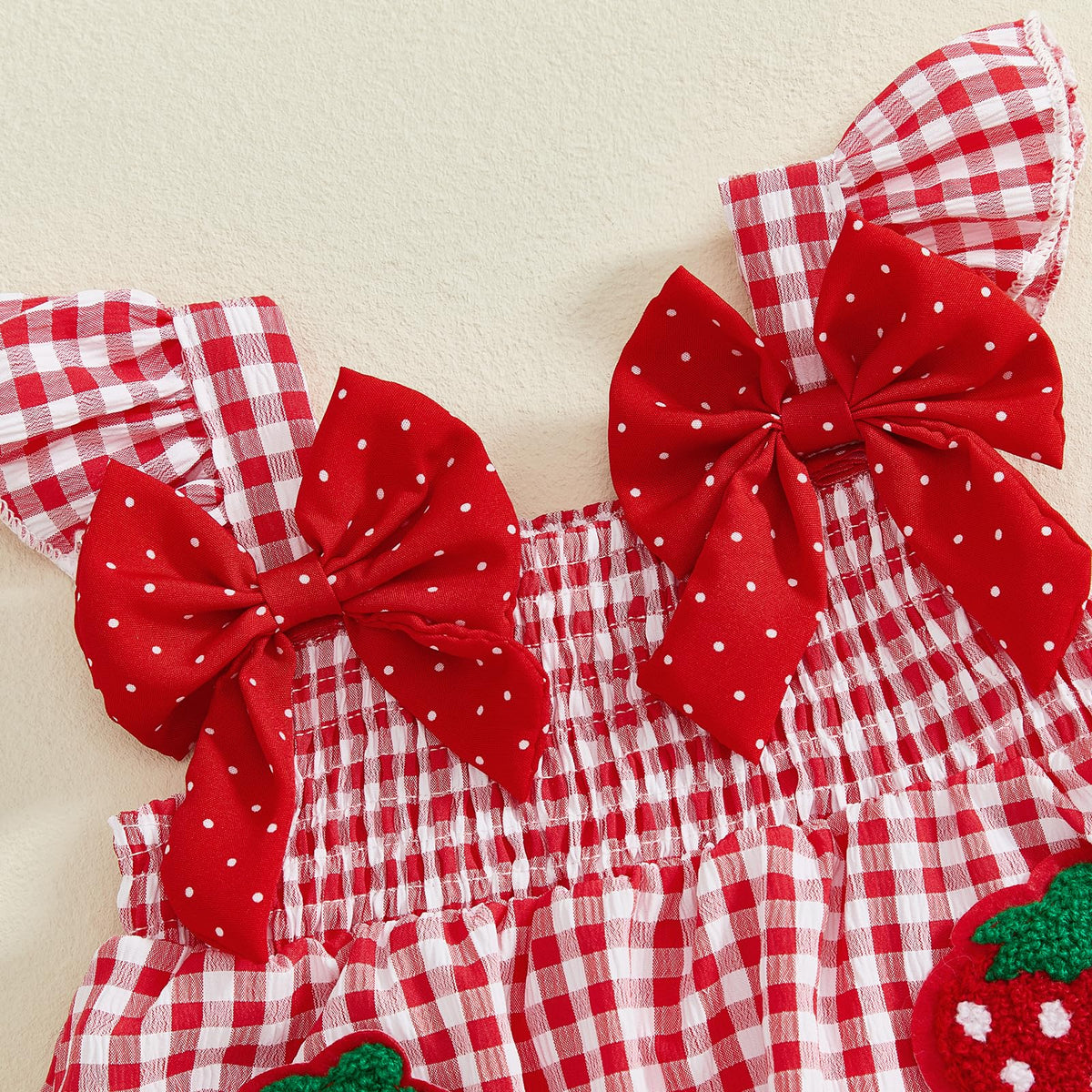 Toddler Baby Girl Summer Clothes Cute Ruffle Shirt Tops Dress Shorts Outfits Set Fruit Blouse Princess Outfit
