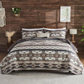Traditional Quilt - 3 Pieces Rustic Aztec Bedding Sets