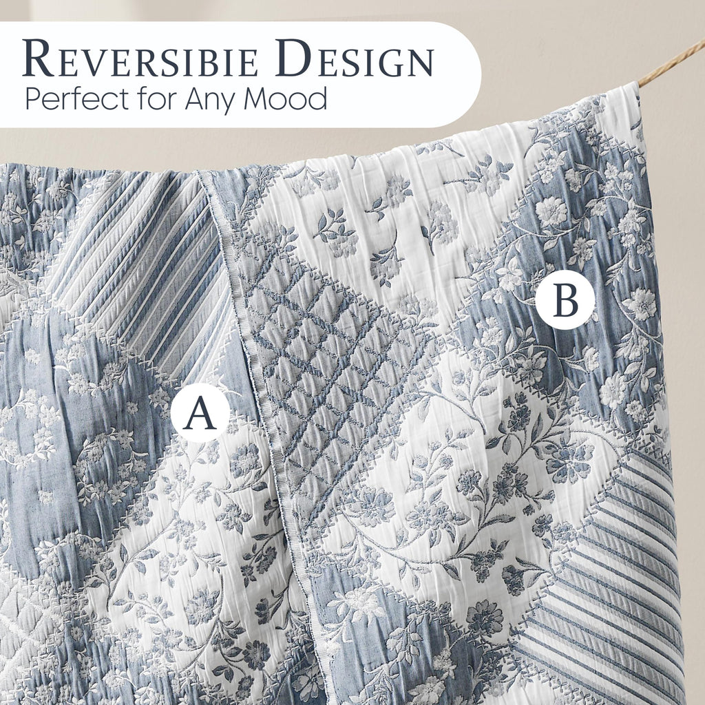Jacquard Patchwork Quilt Set