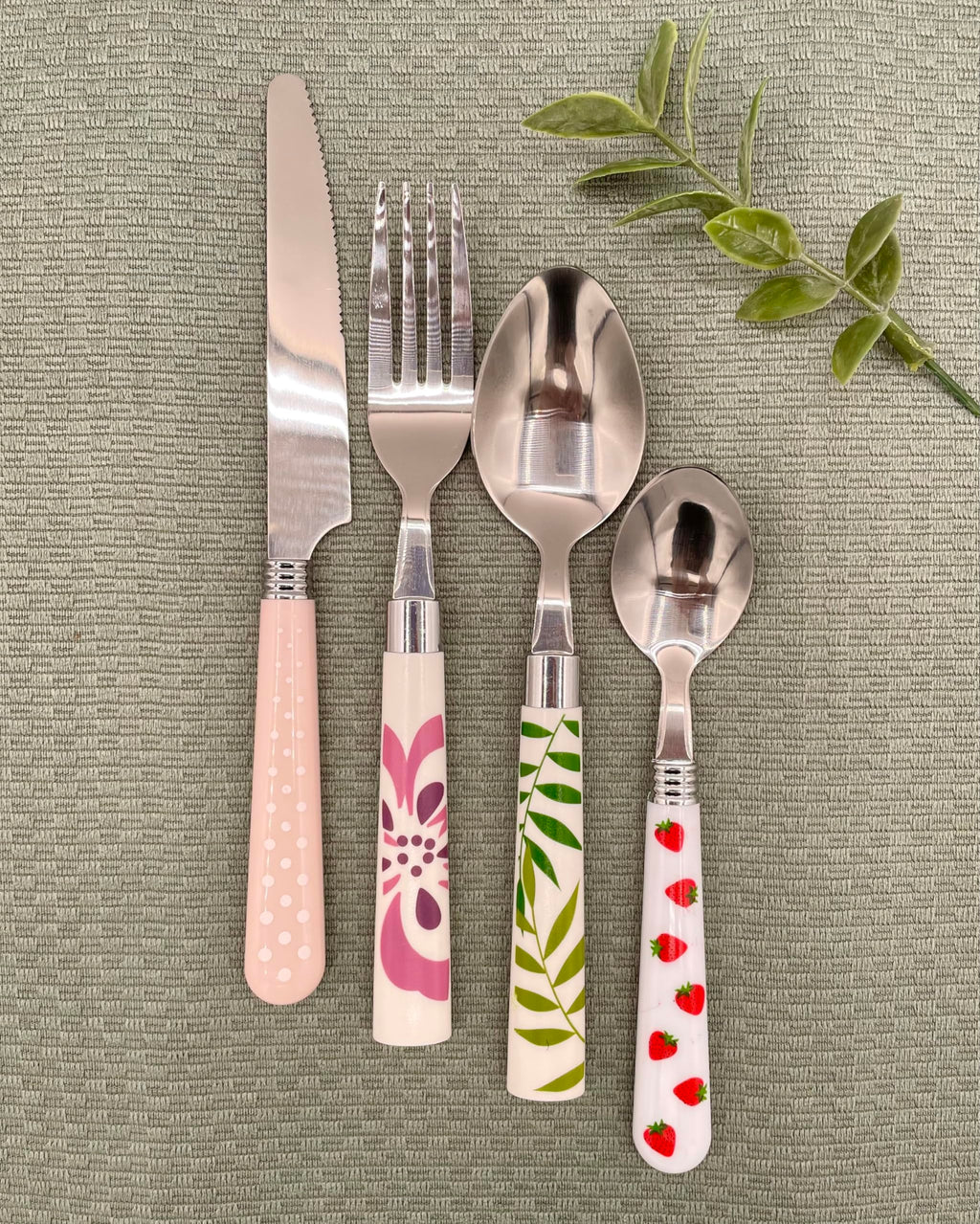 Eclectic Mosaic Mix & Match Stainless Steel Flatware Collection, Set of 16