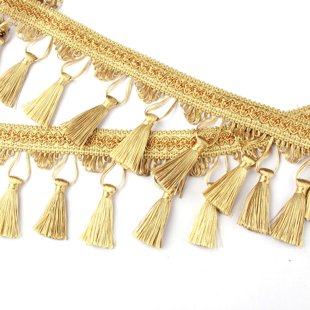 Tassel Fringe Trim 6.5 Yard x 3.54 Inches Tassel Fringes