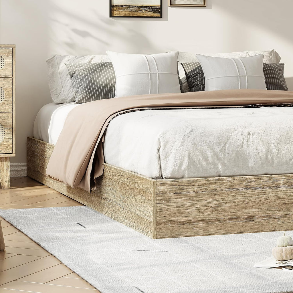 Japanese Style Solid Wood Platform Bed Frame