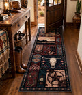 Washable Western Cowboy Hallway Runner Rug