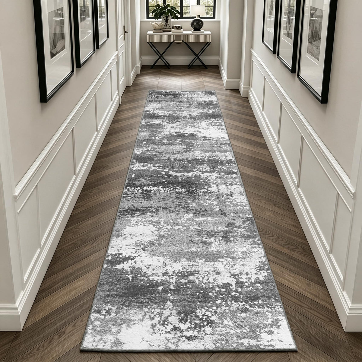 14 FT Extra Long Runner Rug Washable, Large Kitchen Floor Runners Non Slip, Entryway Runner Carpet Low Pile