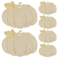 Fall Placemats Set of 6 Autumn Table Pumpkin Thanksgiving Decorations Indoor Farmhouse Harvest Round Placemats for