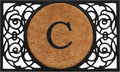 180032236C Armada Circle Monogram Doormat 22" x 36" (Letter C)