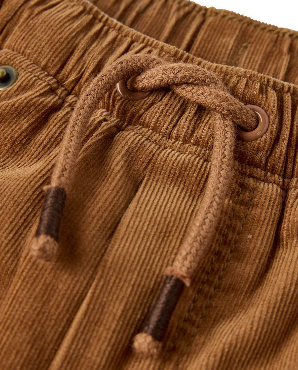 Boys,and Toddler Corduroy Pull on Pants,Antler Brown