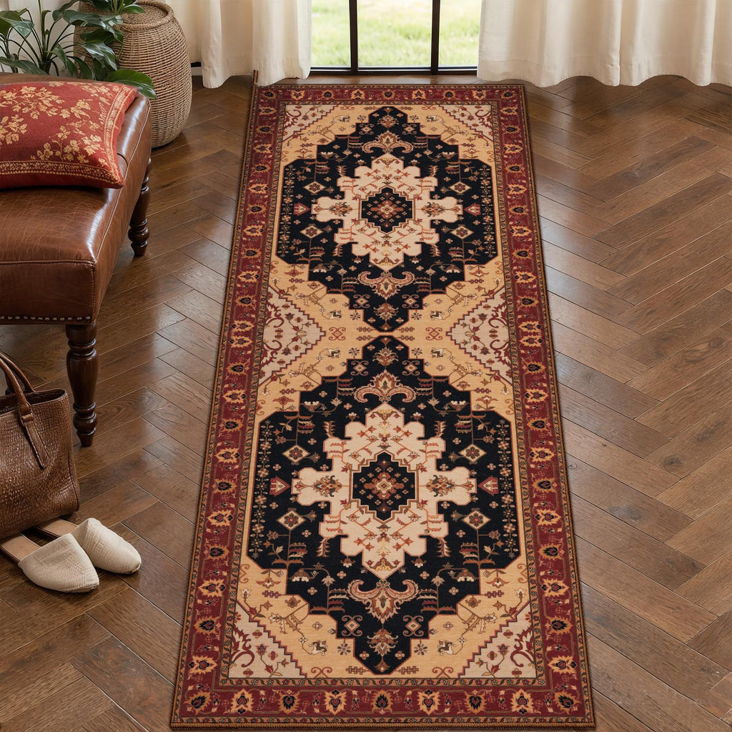 Washable Kitchen Runner Rug 2x5ft, Small Carpet