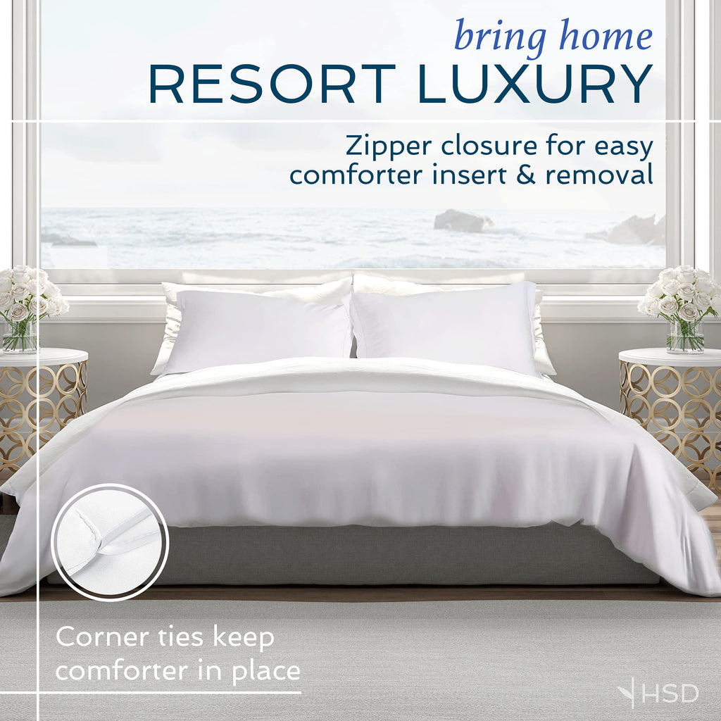 Duvet Cover Bed Linen Set, 3 -Piece Set, Grey