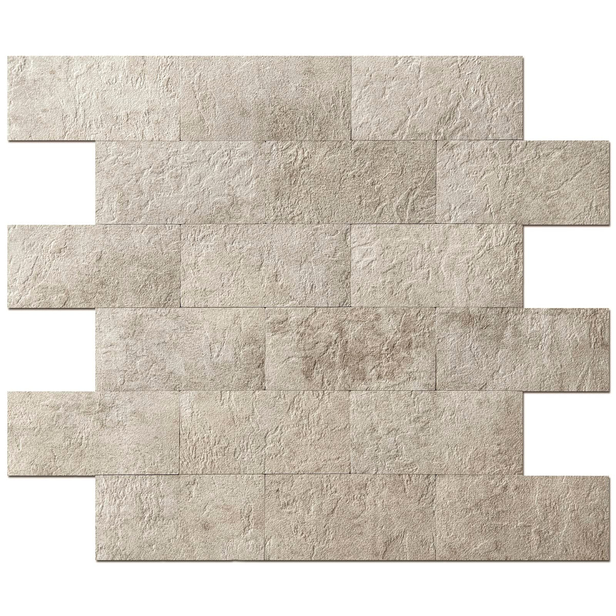 Peel and Stick Backsplash, Stick on Wall Tile, 10-Pack, Stone Beige
