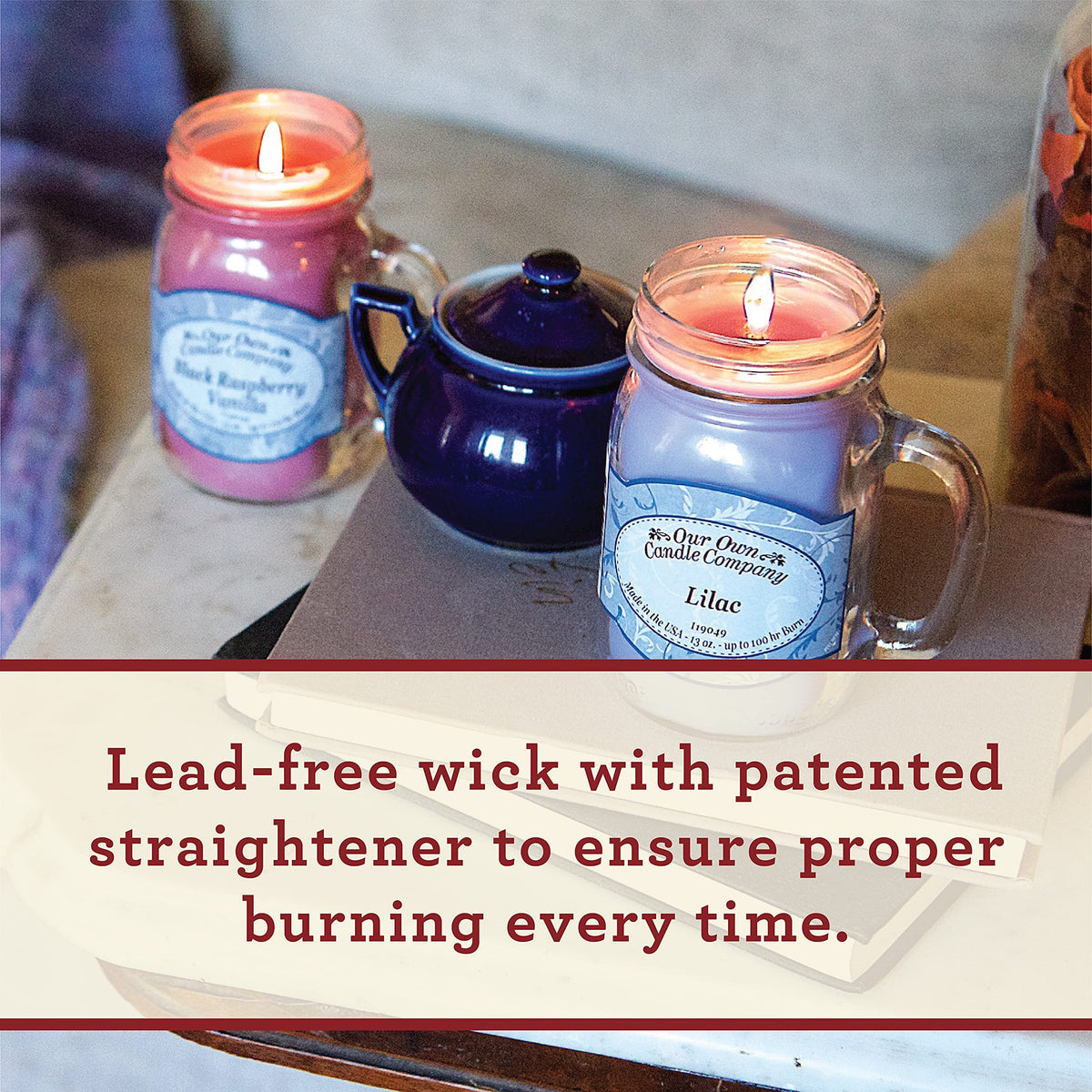 Pumpkin Spice Scented 13 Ounce Mason Jar Candle