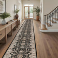 Washable Hallway Runner Rug 3x20: Non Slip Runner Rugs with Rubber Backing