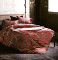 Boho Paisley Print Luxury Duvet Quilt Cover and Shams 3pc Bedding Set Bohemian Damask Medallion Egyptian Cotton