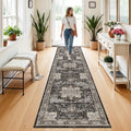 Washable 2x8 Oriental Runner Rug - Soft Stain Resistant Rugs Bedroom Non Slip Low Pile Carpets Home Decor Mat 2x8