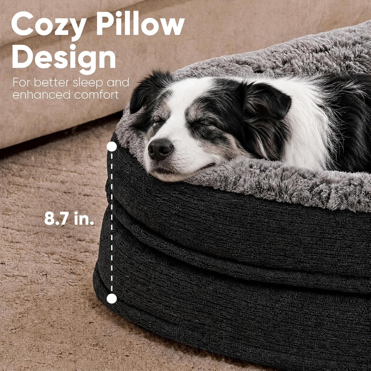 Large Dog Bed, Thickened Orthopedic Sofa Bed, Waterproof & Washable