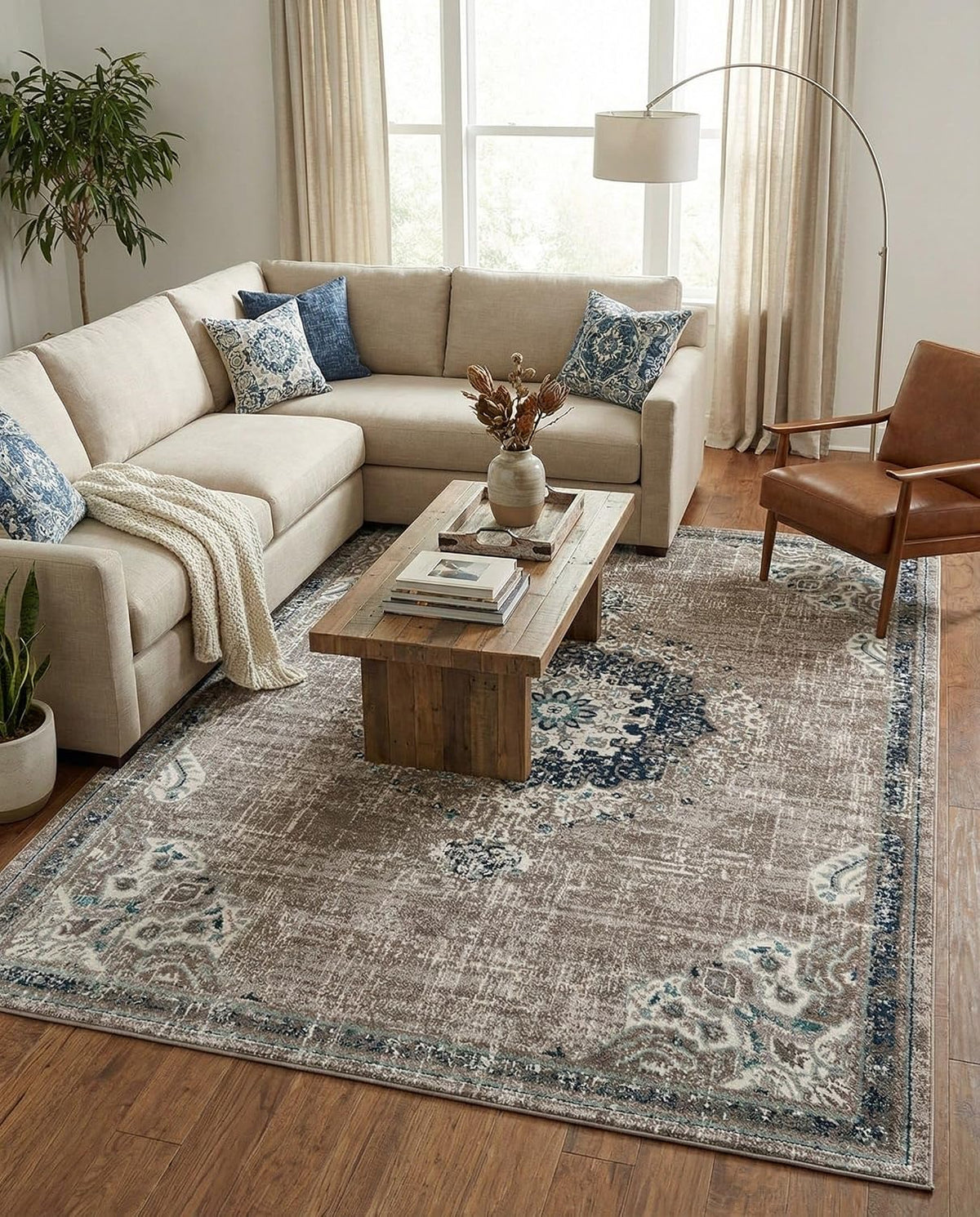 Madeline Rug - Gray Medium-Pile Rug