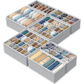 Closet Underwear Organizer Drawer Divider Assorted 7 pcs