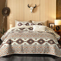 Quilt Set, Southwestern Aztec Country Style with Rustic Ranch Vibe