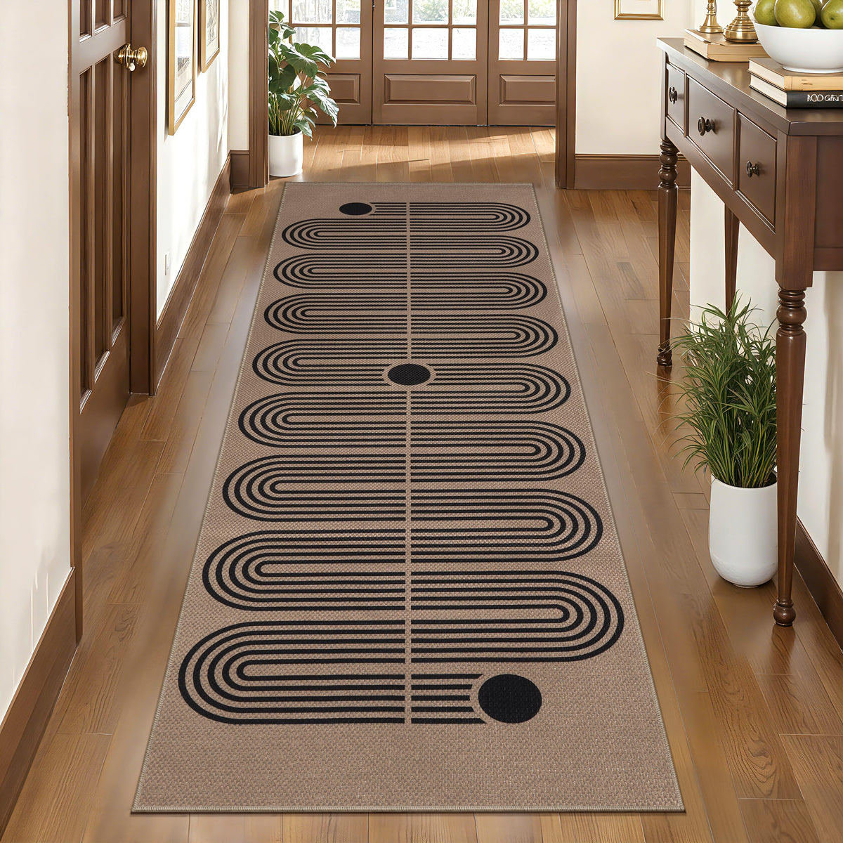 Easy Jute Washable Runner Rugs s, Non-Slip Indoor Rug