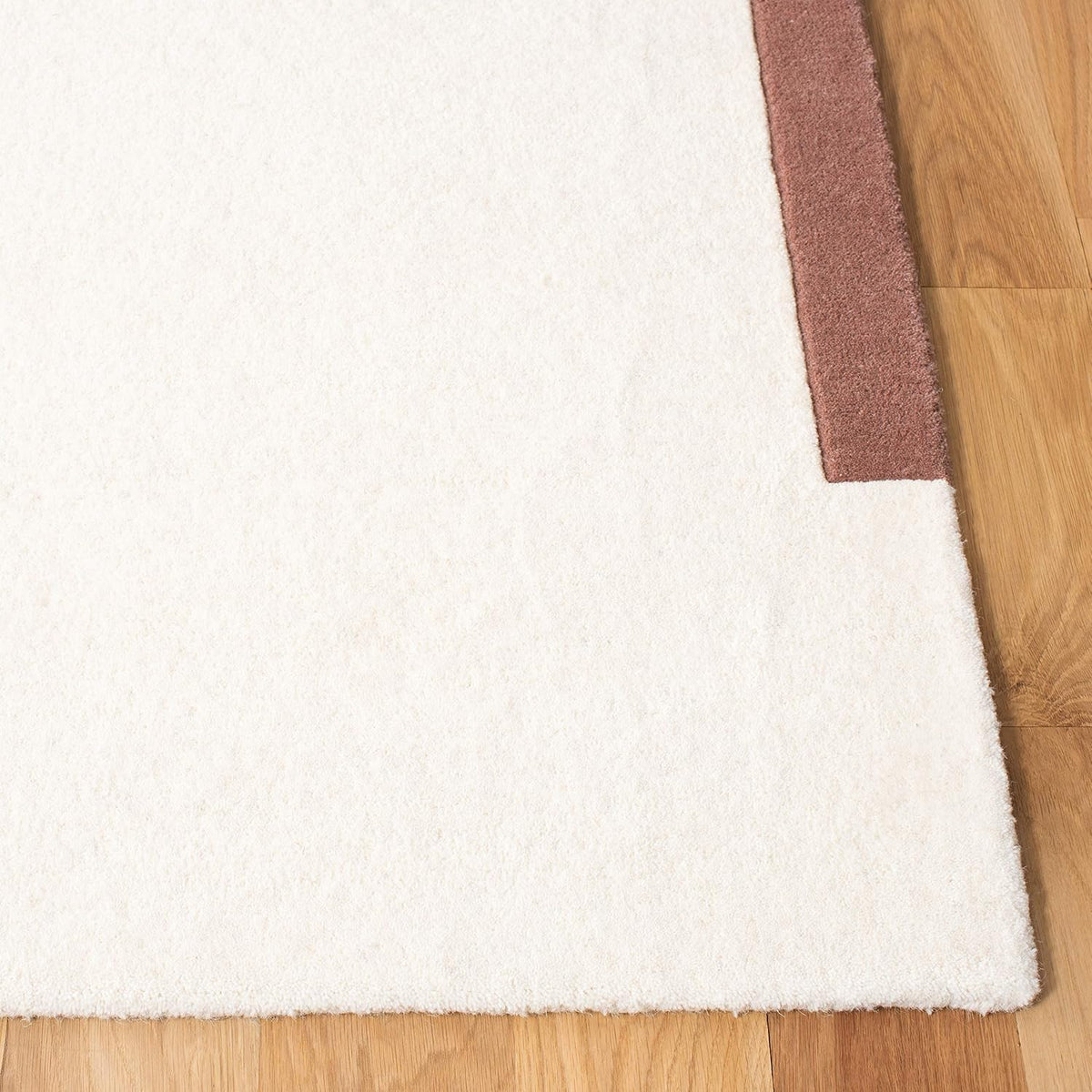 Fifth Avenue Collection Ivory/Black FTV110A Handmade Mid-Century Modern Abstract New Zealand Wool Living