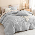 Comforter Set, 3 Pieces Tufted Boho Bedding Set