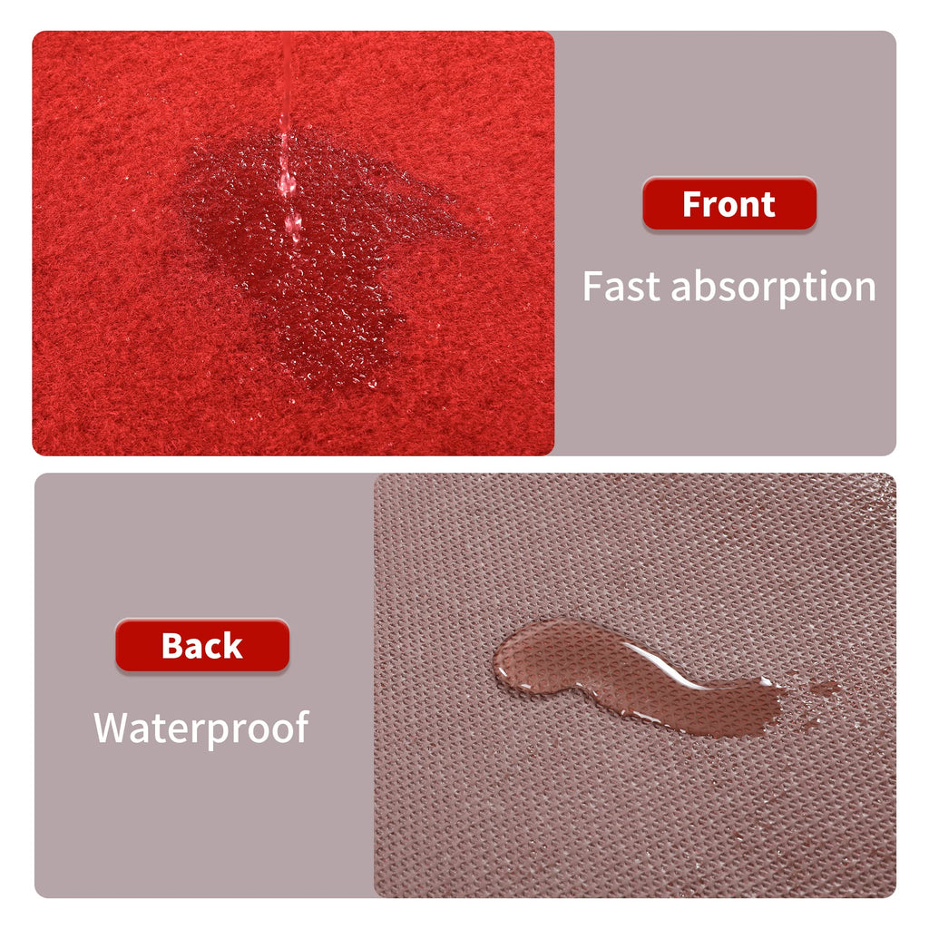 450 GSM Extra Thick 3x10 ft Red Carpet Runner for Partys & Events