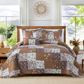Quilts, Quilt Bedding Set with Floral Pattern