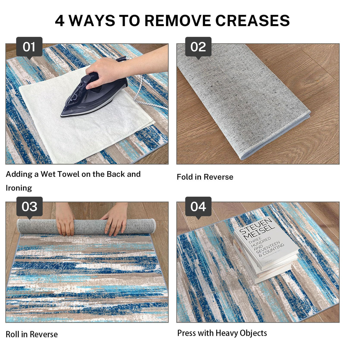 Abstract Runner Rug Washable Runners Non Slip