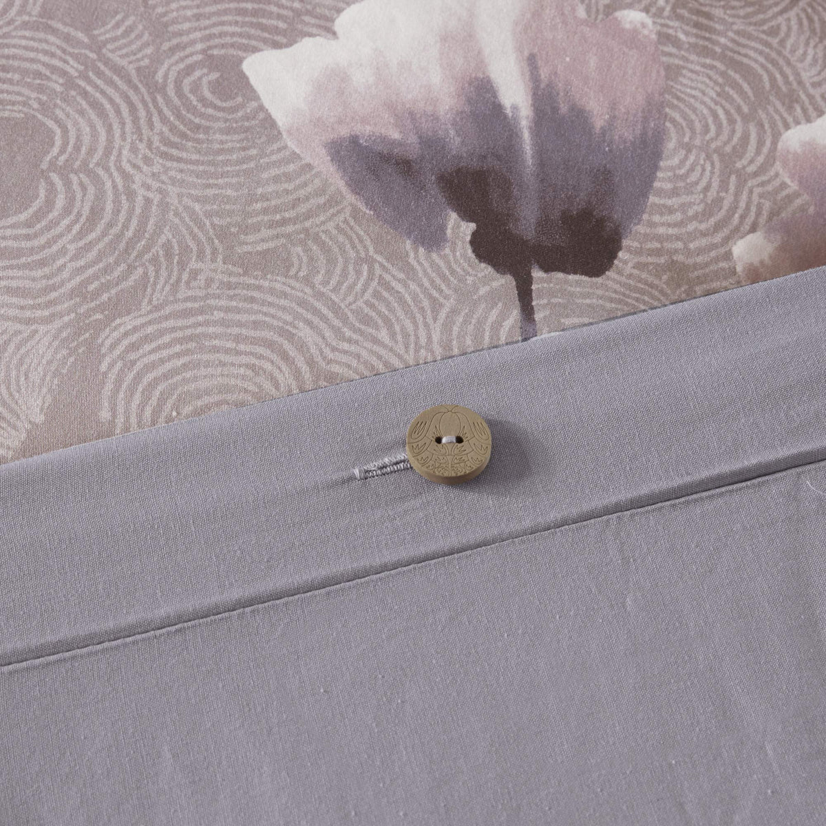 Sakura Duvet Cover Reversible Cherry-Blossom Cotton Printed Flower Floral Botanical Matching Embroidered Shams Soft