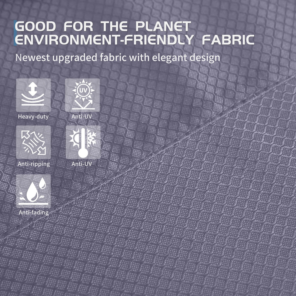 1 Pack, Waterproof Outdoor Furniture Chair Cover, Heavy Duty Patio Chair Cover 35"W x 39"D x 36"H, Grey