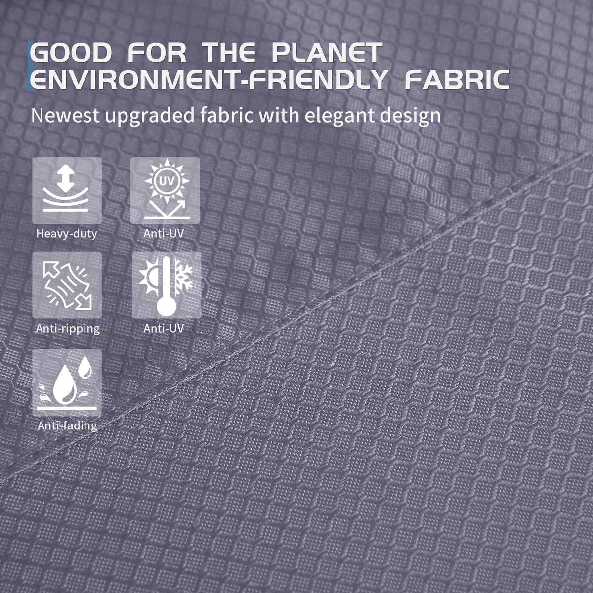 1 Pack, Waterproof Outdoor Furniture Chair Cover, Heavy Duty Patio Chair Cover 35"W x 39"D x 36"H, Grey