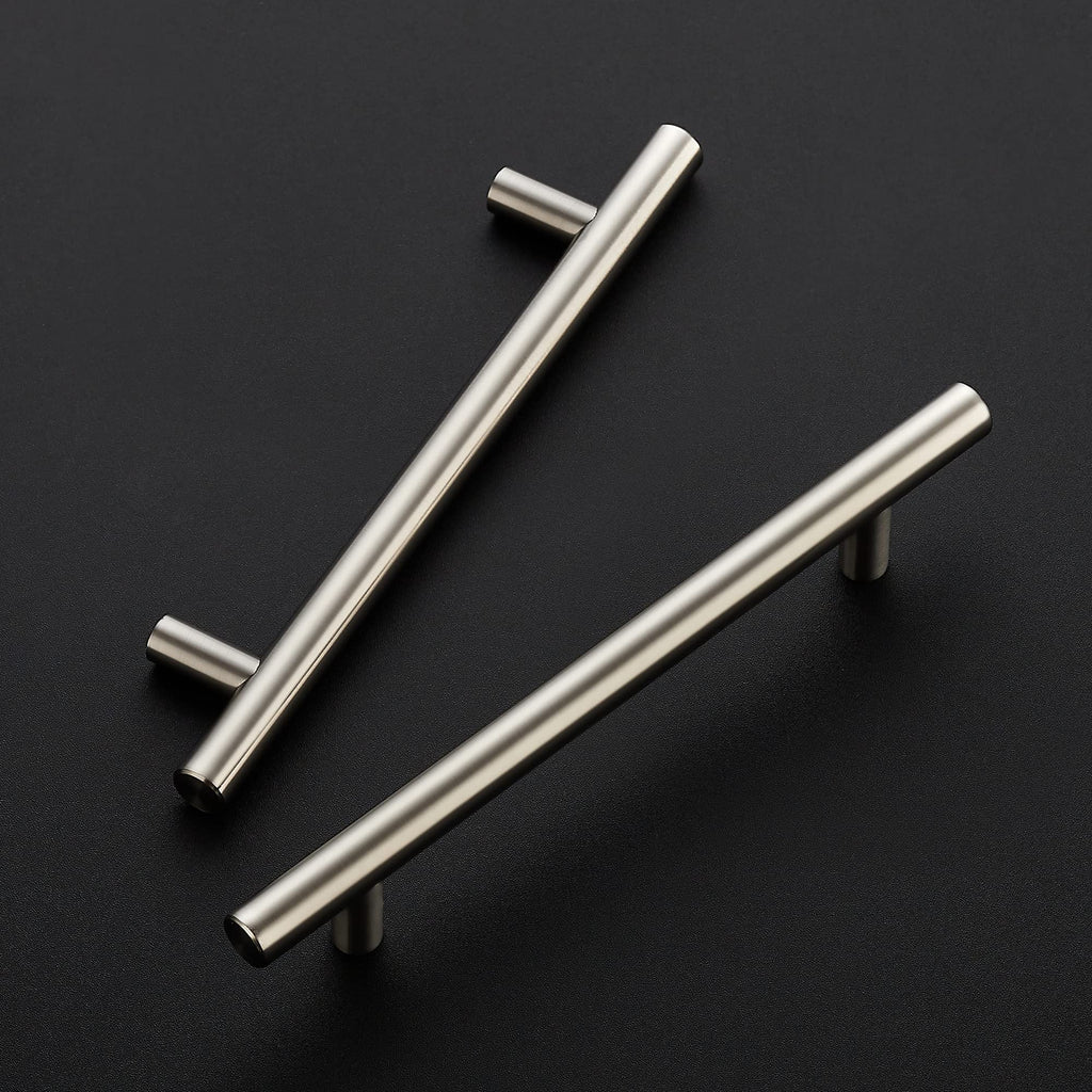 Brushed Nickel Cabinet Pulls, Cabinet Handles, 5 Inch CC, 30 Pack