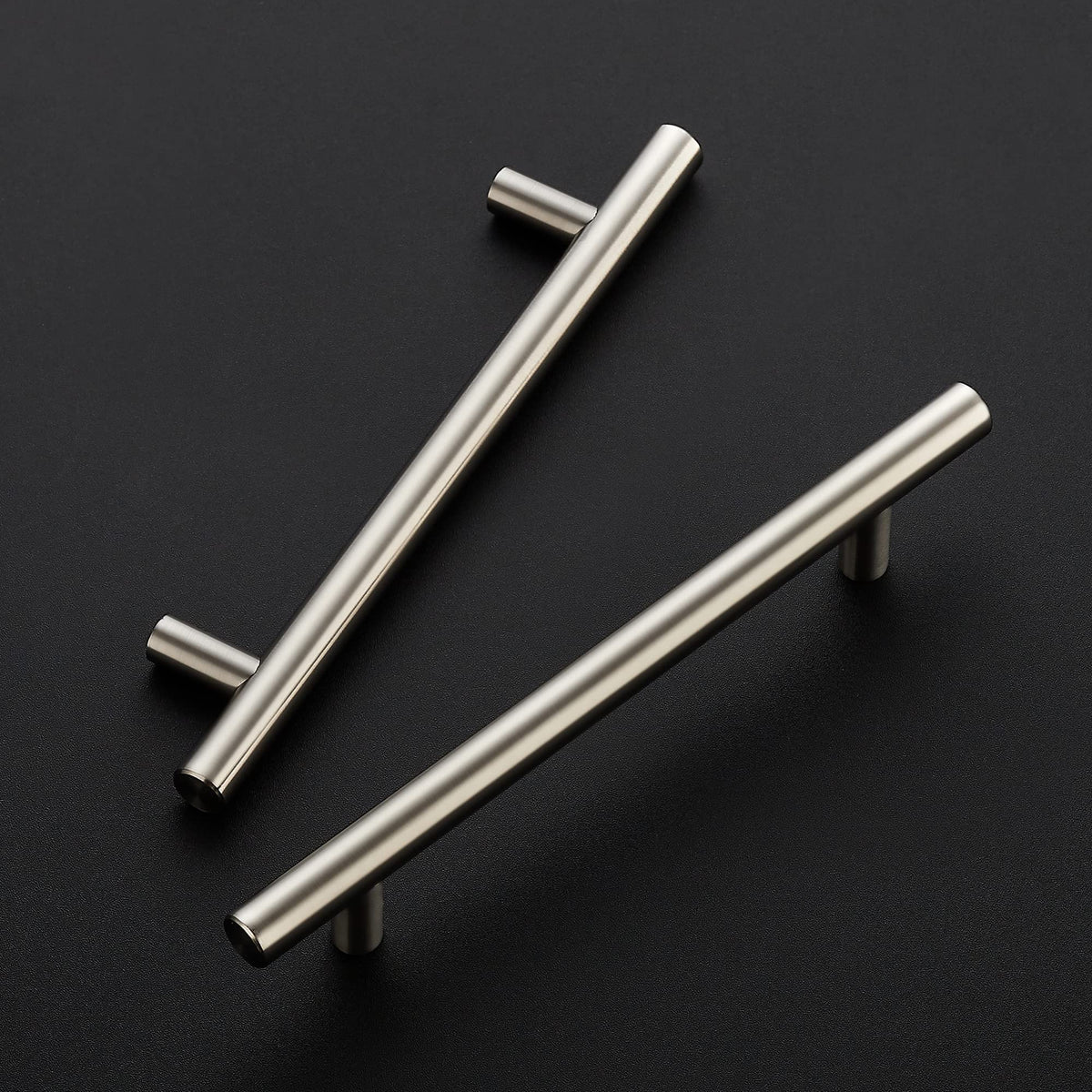 Brushed Nickel Cabinet Pulls, Cabinet Handles, 5 Inch CC, 30 Pack