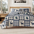 Lodge Quilt Set - 2-Piece Size Rustic Bedding Set - Lightweight, All-Season, Reversible Bedspread