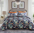 7 Piece Paisley Flower Bedding Comforter Bed in a Bag Set
