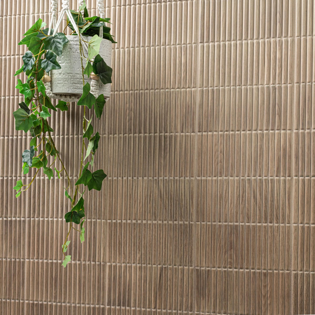 Porcelain Fluted Wood Wall Tile | Serata Harmona Savanna | 4.5" x 9"