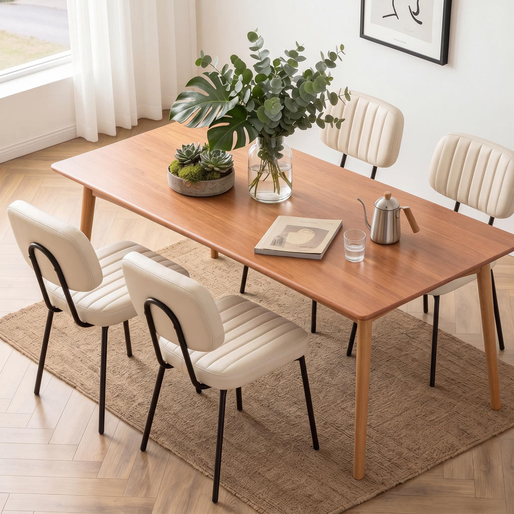 Dining Chairs Set of 4, Mid Century Modern Kitchen Chairs