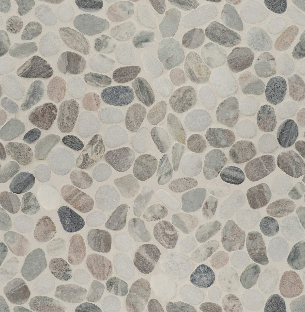 Marble Pebble Wall Tile | Puebla Greige | 11.75" x 11.75"