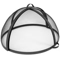 Outdoor Fire Pit Screen Cover, Round, Easy Access Door, 32" Dia