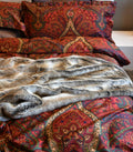 Boho Paisley Print Luxury Duvet Quilt Cover and Shams 3pc Bedding Set Bohemian Damask Medallion Egyptian Cotton