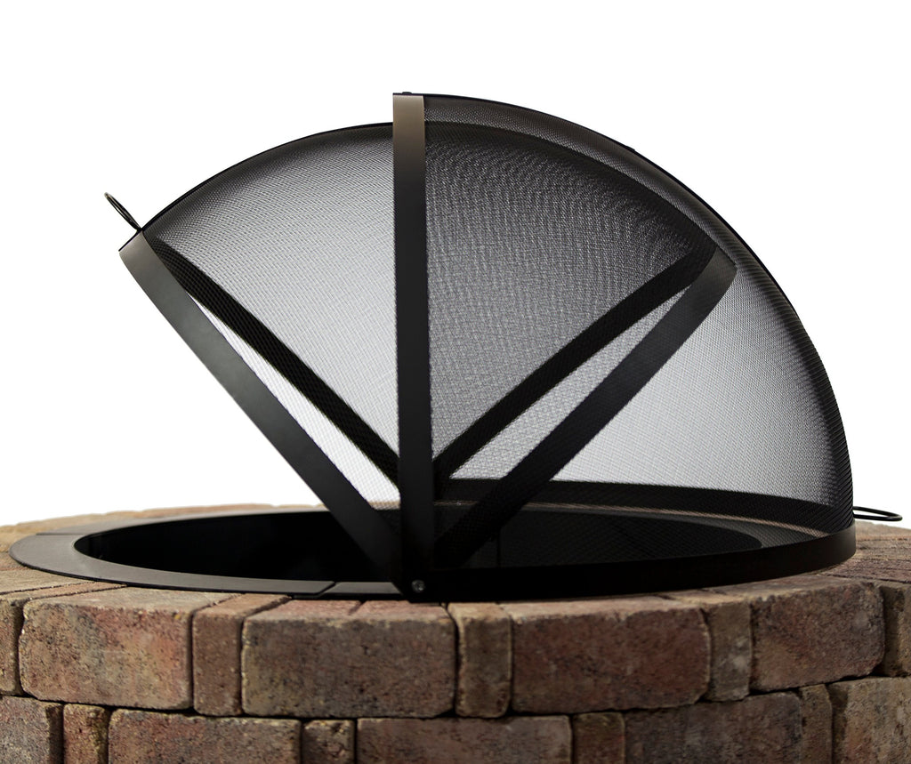 36 Inch Fire Pit Easy Access Spark Screen