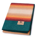 100% Wool Blanket Camping, 60"x84" Large Warm Blankets for Winter, Turf