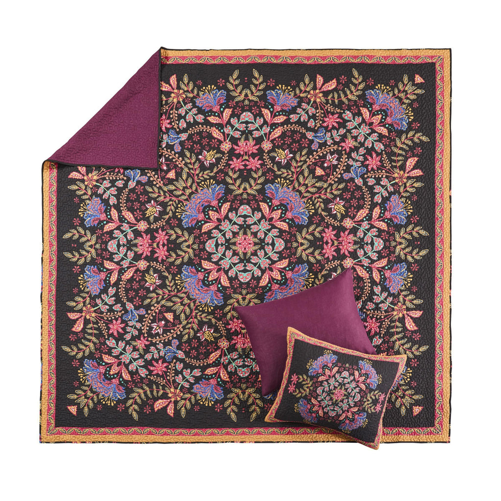 Jessa Vintage Boho Collection Quilt Set, 3-Piece